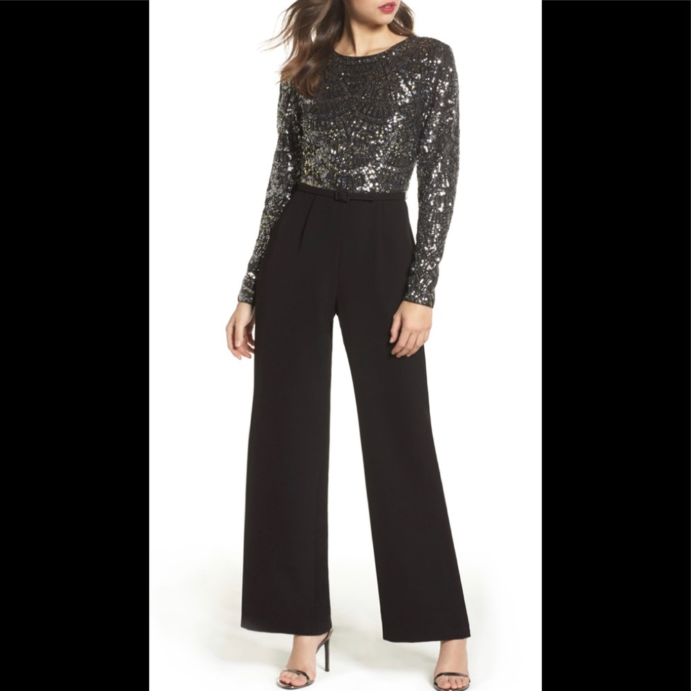 NWT Vince Camuto sequin body jumpsuit SOLD OUT Sz2